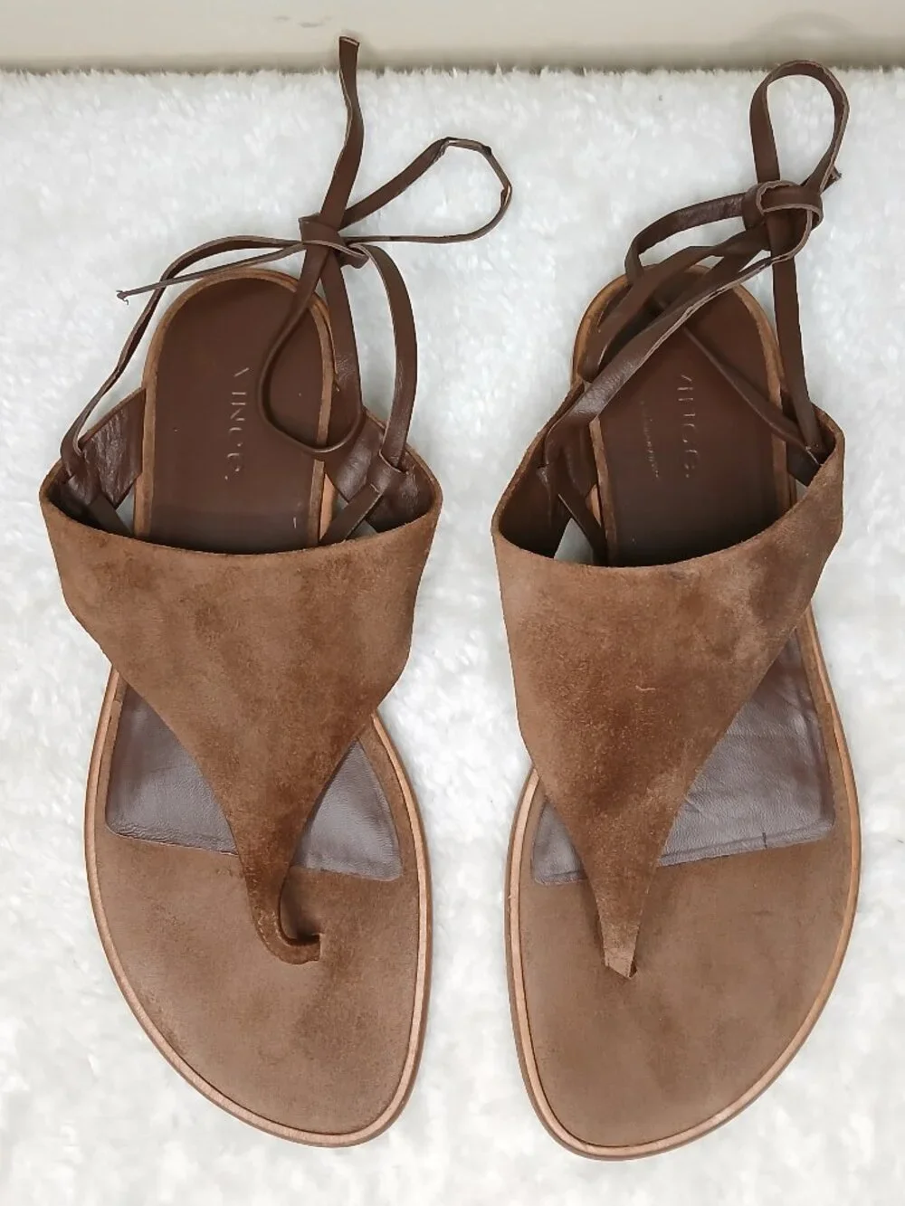 Vince Eastwood Suede Wrap Sandals Size EU 38/US 8 - Picture 2 of 12